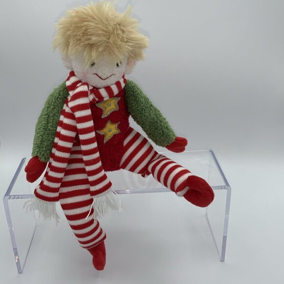 Douglas Cuddle Set Christmas Toy 8 Inches Original Tags Noel Angel And Pixie Elf - Picture 5 of 13